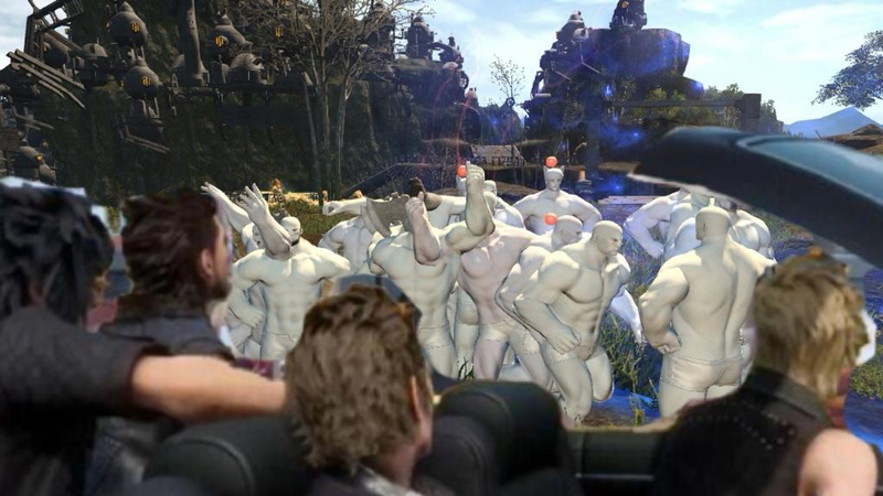 Illustration for article titled Final Fantasy XV's Road Trip, As Imagined By The Internet